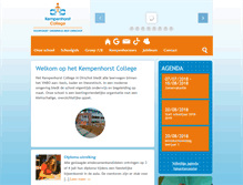 Tablet Screenshot of kempenhorst.nl